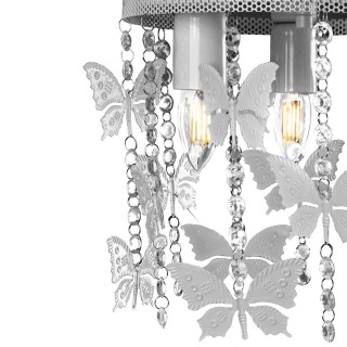 Lampa Sufitowa ANGELICA GREY 3xE27