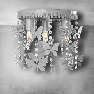 Lampa Sufitowa ANGELICA GREY 3xE27