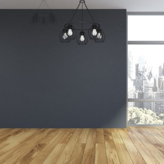 Lampa Wisząca DON BLACK 5xE27