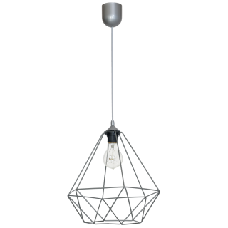 Lampa wisząca BASKET GRAY 1xE27