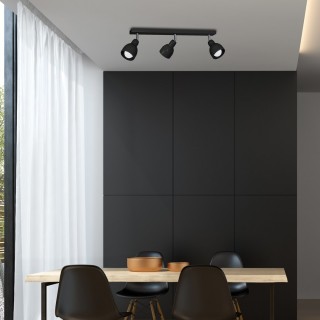 Lampa sufitowa PIK BLACK 3xE27