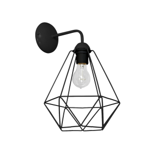 Kinkiet BASKET BLACK 1xE27