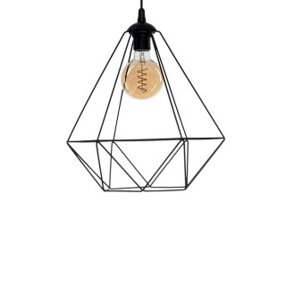 Lampa wisząca BASKET BLACK 1xE27