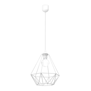 Lampa wisząca BASKET WHITE 1xE27
