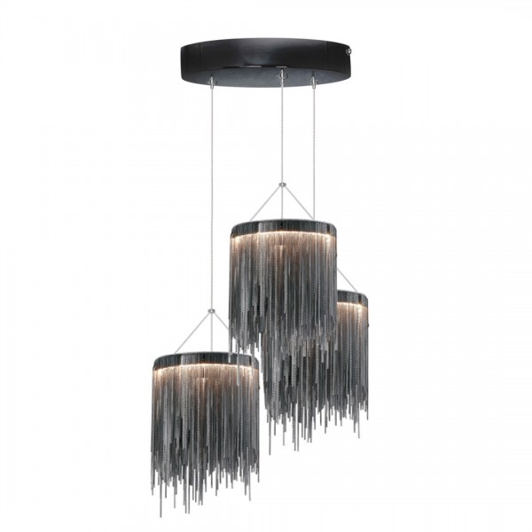 Lampa wisząca LAMPA WISZĄCA CASCATA BLACK 54W LED