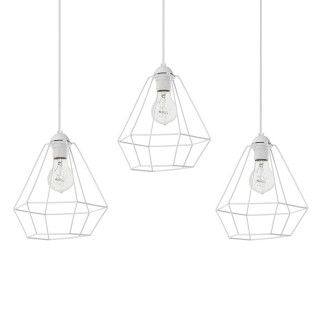 Lampa wisząca ALMA WHITE 3xE27