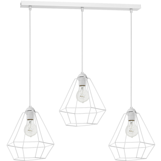 Lampa wisząca ALMA WHITE 3xE27