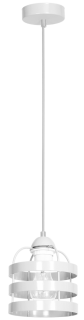 Lampa wisząca LARS WHITE 1xE27