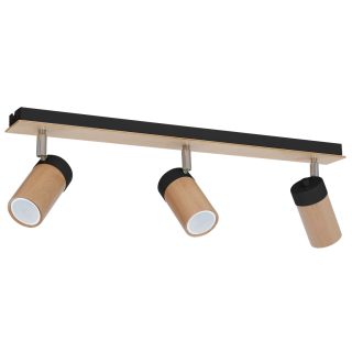 Lampa sufitowa BARON BLACK 3xGU10