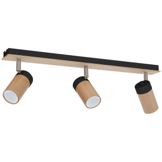 Lampa sufitowa BARON BLACK 3xGU10