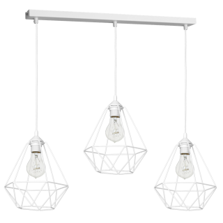 Lampa wisząca BASKET WHITE 3xE27