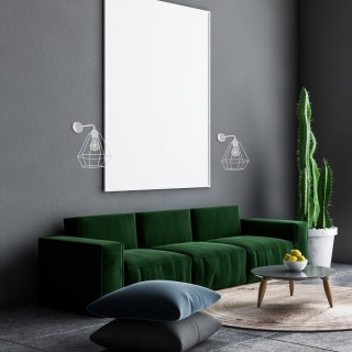 Kinkiet ALMA WHITE 1xE27