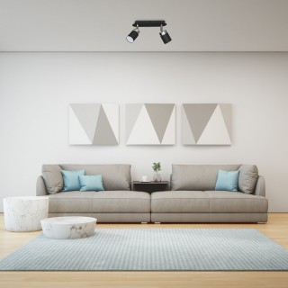 Lampa sufitowa JOKER BLACK 2xGU10