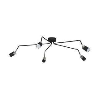 Lampa sufitowa JOKER BLACK 5xGU10