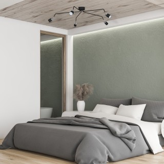 Lampa sufitowa JOKER BLACK 5xGU10