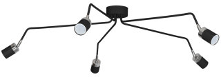 Lampa sufitowa JOKER BLACK 5xGU10