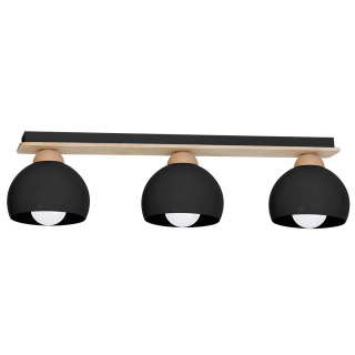 Lampa sufitowa DAMA BLACK 3xE27