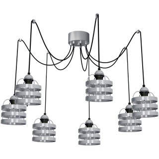 Lampa wiszaca LARS GREY 7xE27