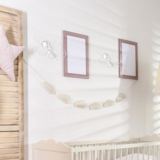 Kinkiet MOTYL 2 WHITE 1xE27