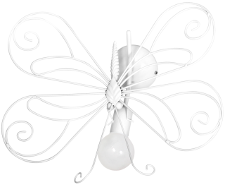Kinkiet MOTYL 2 WHITE 1xE27
